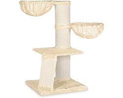 Stevige Krabpaal Beige met Hol en Ligplekken 108 cm Hoog