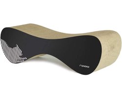 Stevige krabpaal en ligbank voor veeleisende katten, Zwart