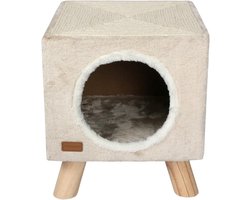 Stilt Cat Boom met Sisal Scratching Post en Speeltjes - Raw