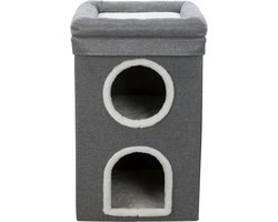 Thuys – Krabton Voor Katten – Krabmeubel – Kraboppervlak – 40 x 40 x 64cm – Grijs