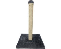 Topmast Krabpaal Classic - Antraciet - 40 x 40 x 60 cm - Krabpaal voor Katten - Met Sisal Touw