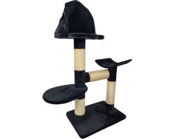 Topmast Krabpaal Kai - Zwart - 50 x 35 x 94 cm