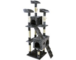 Topmast Krabpaal - Kattenpaal - Kimberley - Grijs - 50 x 50 x 170 cm