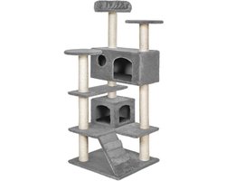 Topmast Krabpaal - Kattenpaal - Mickey - 50 x 50 x 132 cm - Grijs