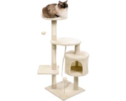 Topmast Krabpaal - klimpaal - Kattenpaal - Montreal - Beige - 40 x 40 x 112 cm