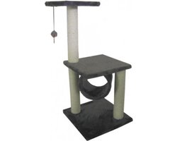 Topmast Krabpaal - Klimpaal - Kattenpaal - Nicky - Grijs - 40 x 40 x 85 cm