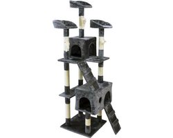 Topmast Krabpaal - Klimpaal - Kim - Grijs - 50 x 50 x 170 cm