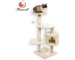 Topmast Krabpaal Klimpaal - MONTREAL - Beige - 40 x 40 x 112 cm