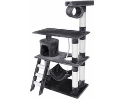 Topmast Krabpaal - Klimpaal - Pascal - grijs - 70 x 40 x 141cm