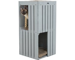 Trixie be nordic cat tower juna grijs (38X38X77 CM)