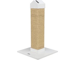 Trixie Be Nordic - Krabpaal Iben - Wit - 60 cm