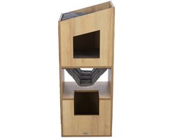 Trixie Citystyle - Cat Tower - Bruin/Grijs - Krabpaal - 105 cm