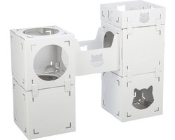 Trixie Kattenmeubel Casa Cara - Krabpalen - 93x30.5x72 cm Wit