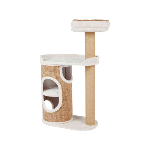 Krabpaal: Trixie krabaal falco lichtgrijs / bruin 70x38x117 cm