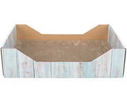 Trixie - Krabmand - Karton - Catnip - Turquoise - 45X33X12 cm