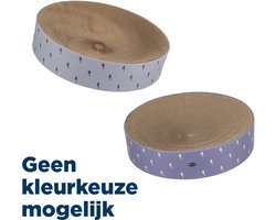 Trixie - Krabmand - Lilly - Karton - Catnip - Lichtgrijs - 45X45X10 cm