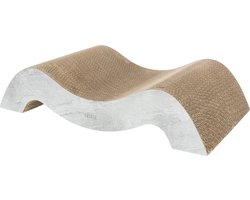 Trixie - Krabmat - Karton - XXL - Golf - Grijs - 64X37X11 cm