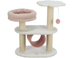 Trixie krabpaal isabella wit / oudroze 58x38x70 cm