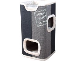 Trixie - Krabpaal - Krabton Jorge - Antraciet/Grijs/Lichtgrijs - 38X38X78 cm