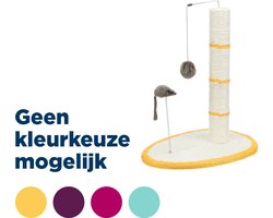 Trixie - Krabpaal Scratch Me - Crème - Assorti - 40X30X50 cm