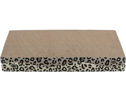 Trixie krabplank leo karton panterprint met kattenkruid / catnip