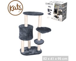 Urban Living Katten Krabpaal 95 cm, Zwart