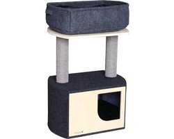 Vadigran Krabpaal Urban Beamy 38x57x88cm - Grijs En Hout