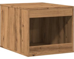 vidaXL - Kattenbakkast - 47x59x42 - cm - bewerkt - hout - artisanaal - eikenkleurig