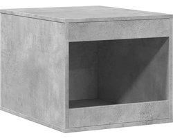 vidaXL - Kattenbakkast - 47x59x42 - cm - bewerkt - hout - betongrijs