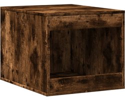 vidaXL - Kattenbakkast - 47x59x42 - cm - bewerkt - hout - gerookt - eikenkleurig