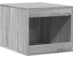 vidaXL - Kattenbakkast - 47x59x42 - cm - bewerkt - hout - grijs - sonoma - eikenkleur