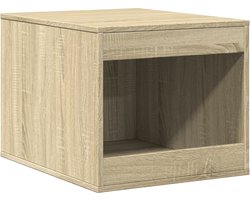 vidaXL - Kattenbakkast - 47x59x42 - cm - bewerkt - hout - sonoma - eikenkleurig