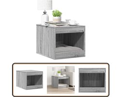 vidaXL Kattenbakkast - 47x59x42 cm - Grijs Sonoma Eiken Kattenbakkast - Kattenhok - Kattenmeubel - Kattenspullen - Kattenaccessoires