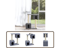 vidaXL Kattenkrabpaal 60 cm lichtgrijs Kattenkrabbers - Kattenboom - Krabpaal - Kattenspullen - Kattenfun