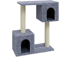 vidaXL - Kattenkrabpaal - met - sisal - krabpalen - 60 - cm - lichtgrijs