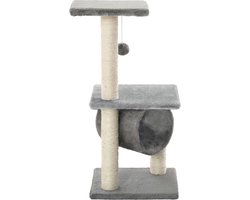vidaXL - Kattenkrabpaal - met - sisal - krabpalen - 65 - cm - donkerblauw