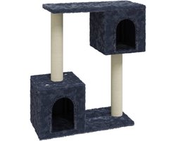 vidaXL - Kattenmeubel - met - sisal - krabpalen - 60 - cm - donkergrijs