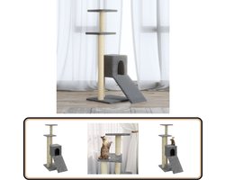 vidaXL Kattenmeubel met sisal krabpalen - 92 cm Kattenboom - Krabpaal - Kattenmeubel - Kattenspullen - Kattenentertainment