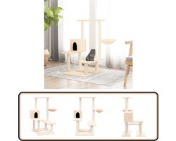 vidaXL Kattenmeubel met sisal krabpalen 94,5 cm Kattenmeubel - Krabpaal - Sisalkrabbers - Kattenspullen - Kattenhuisje