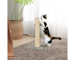 vidaXL - Krabpaal - 22x22x45 - cm - lichtgrijs