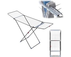 Vleugeldroger met wielen en sokkenhangers - praktische en robuuste wasdroger