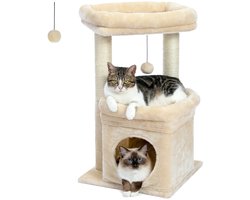 Waves - Krabpaal - Katten krabpaal - Krabton voor katten - Kattenspeeltjes - Katten krabplank - Kat krabpaal - 1 of 2 katten