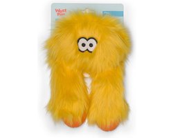 West Paw Rowdies™ Wilson - Pluche Hondenspeelgoed - Sterke Knuffel met Pieper in Roze, Groen en Geel - Ideaal voor Trekspel - Wilson Lemon