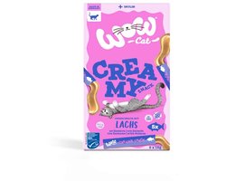 WOW CAT - Creamy Snack 11x5x15g | Lachs