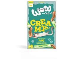 WOW CAT - Creamy Snack 11x5x15g | Rind