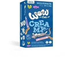 WOW CAT - Creamy Snack 4x24x15g | Creamy Snack (inkl. 2 Sorten)