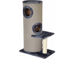 XL Krabpaal Grijs met 3 Verdiepingen en Loungeplek - Hoogte 102 cm