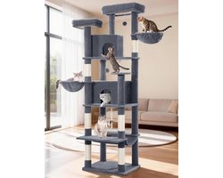 XXL Krabpaal Hoog met Huisjes en Krabmogelijkheden voor Katten