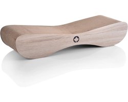 XXL Lounge Krabplank met Natuurlijk Houtlook voor Katten - Duurzaam en Ergonomisch