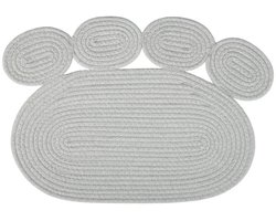 Zoofari Krabmat - In de vorm van een Poot - Grijs - ca. 500 x 370 x 8 mm (l x b x h)